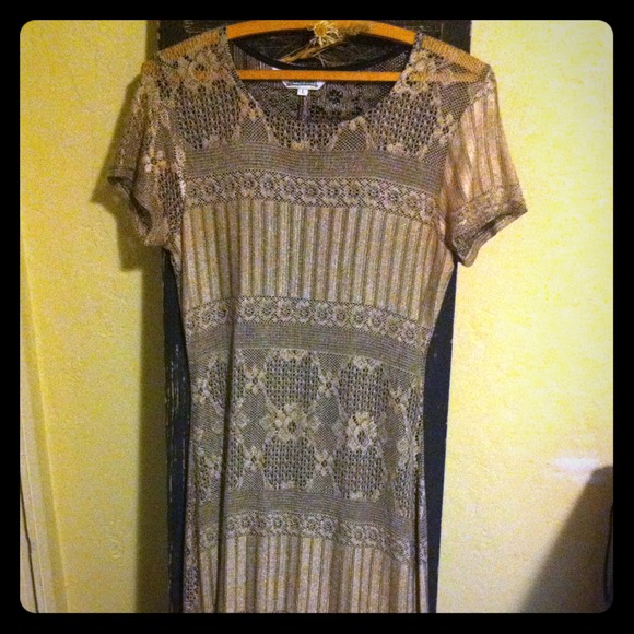Retro Boho lace maxi