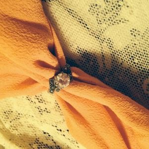 Marcasite lavender ring 💜