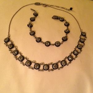 Necklace and Bracelet, vintage.