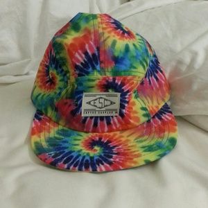 5 panel ESC tie dye cap