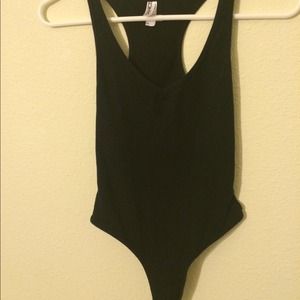 Black American Apparel Body Suit
