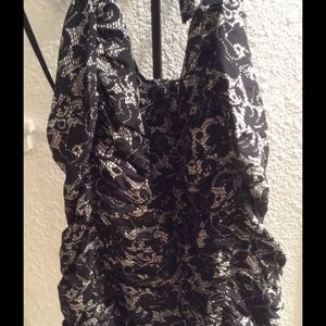 INC Black & White Halter