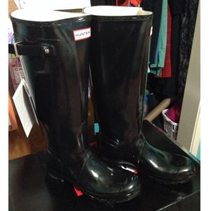 HUNTER BOOTS in black
