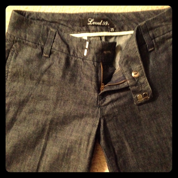 Level 99 Trouser Wide Leg Denim 25