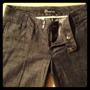 Level 99 Trouser Wide Leg Denim 25