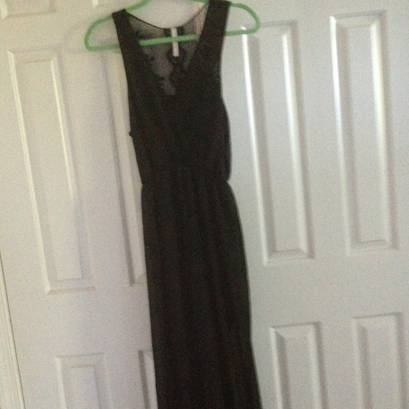 Lace racerback maxi dress - Picture 1 of 3