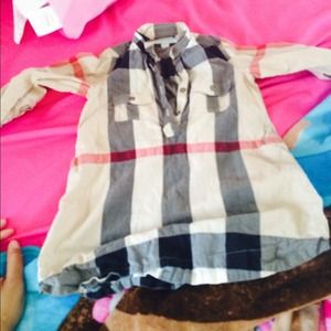 Little girls authentic burberry dress
