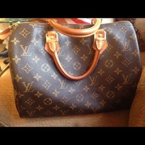 Speedy 30 monogram print