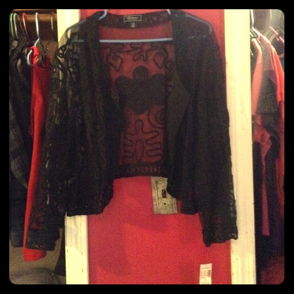 Dress Barn Tops - Lace coverup. NWT!