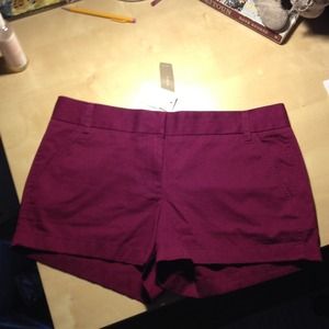 NWT J. Crew 3" Chino shorts
