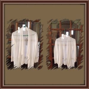 White light weight sweater