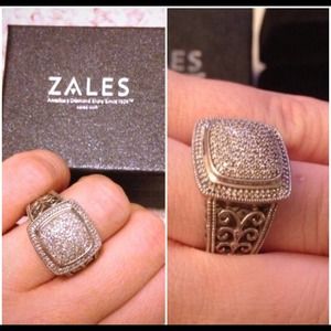 Diamond ring. By Zales.