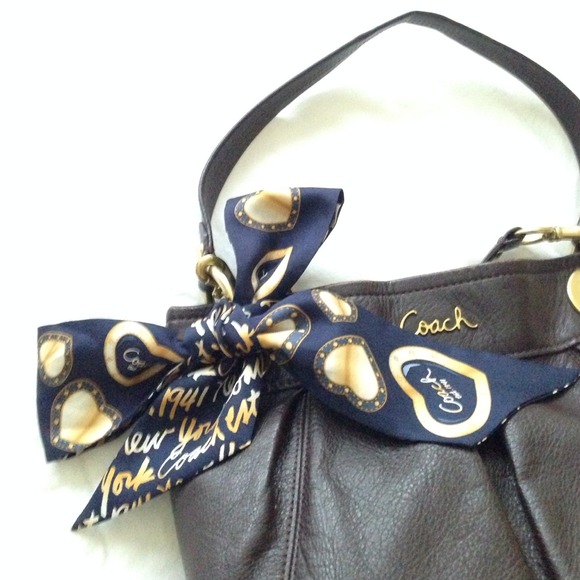 Coach Silk Sash Purse Bow