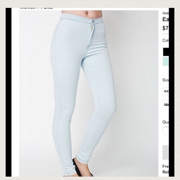 American Apparel Pants - AA Easy jeans