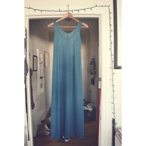 Blue maxi dress 👗