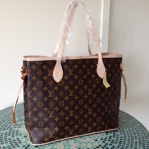 NWT inspired LV GM Neverfull monogram handbag