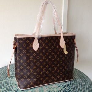 NWT inspired LV GM Neverfull monogram handbag