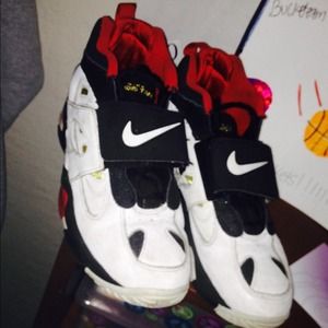 Red and black Deion's sanders
