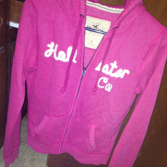 Pink hollister jacket! - Picture 1 of 2