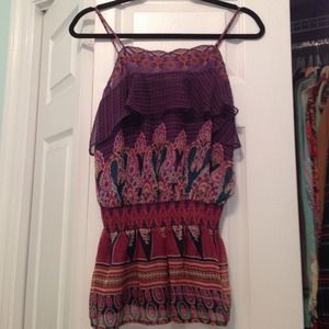 Beautiful purple printed top!