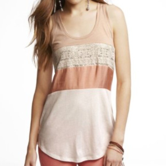 Express Fabric Block Tank *Ivory*
