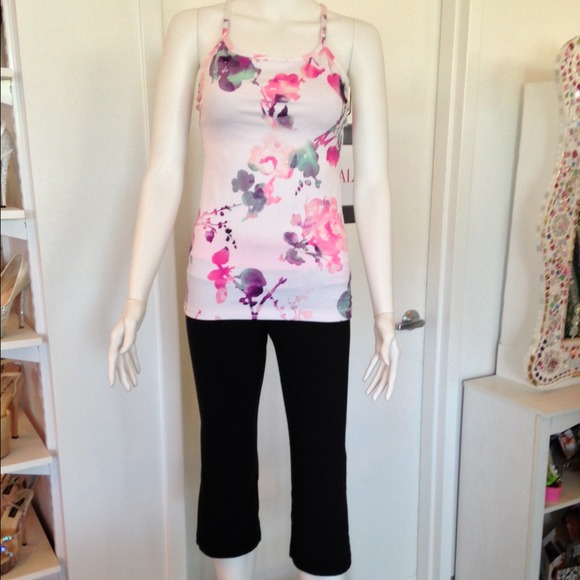 Lululemon bundle - Power Y Tank and Flare Crops