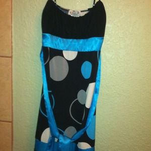 Polka dotted dress