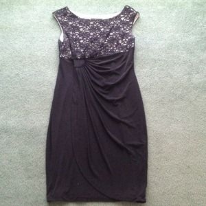 SOLD Black Evening Dress