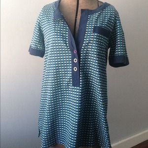 Marc by Marc Jacobs stripe short sleeve top medium