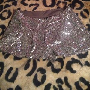 Glitter shorts