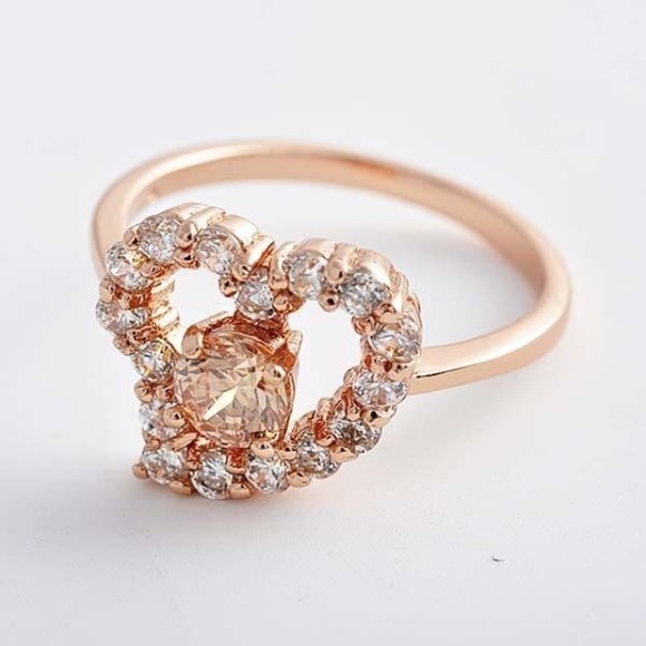Jewelry - BUY 2 GET 3 FREE! Champagne CZ ring