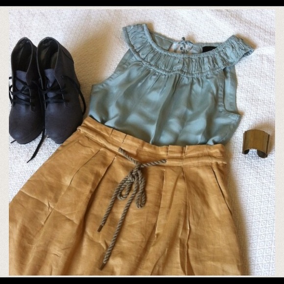 Ann Taylor Dresses & Skirts - LOFT Rope Belt Skirt