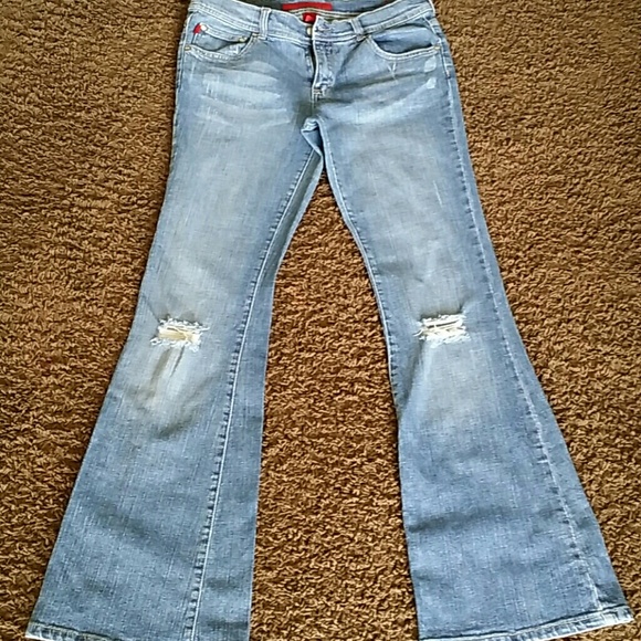 Distressed Denim Jeans