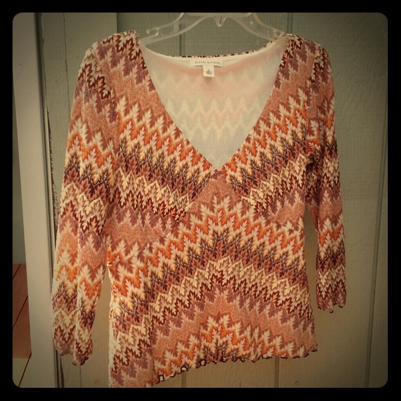 Banana Republic 3/4" sleeves top.