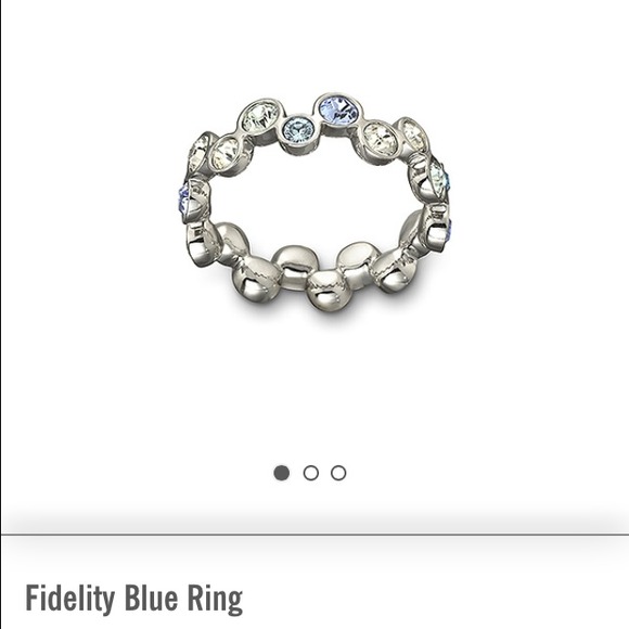 swarovski Jewelry - Swarovski Blue Fidelity Ring