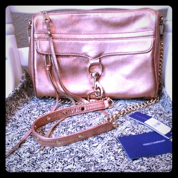 Rebecca Minkoff Handbags - Rebecca Minkoff Rose Gold M.A.C.