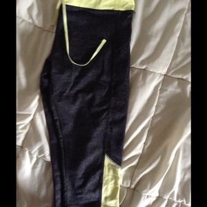 Neon yellow Yoga Pants