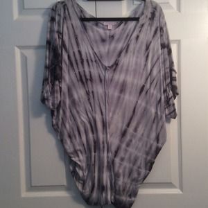 Tie dyed Romeo and Juliet couture top