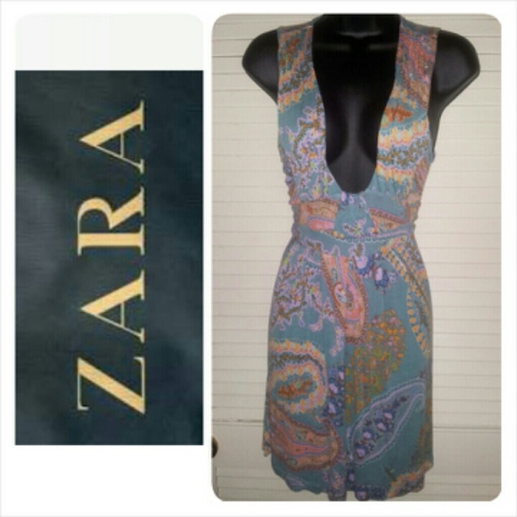 Zara Dresses & Skirts - HOST PICK Colorful Dress (Fits a 2/4)