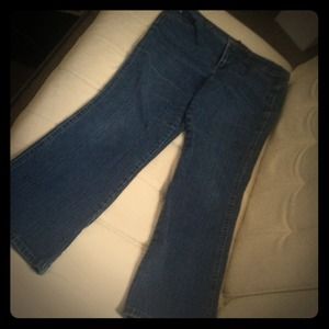 Women's petite flare jeans