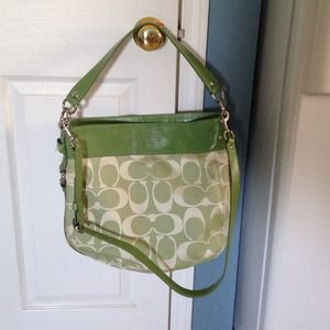 Large Coach Signature Collection bag