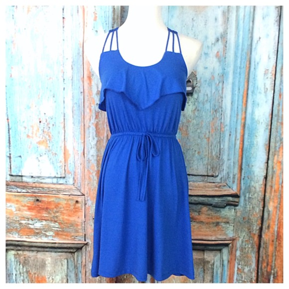 Dresses & Skirts - Blue Sleeveless Jumper Dress