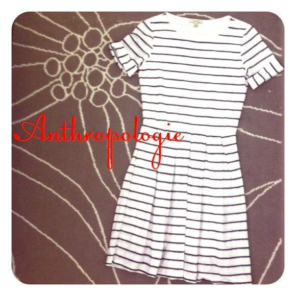 Navy stripe dress