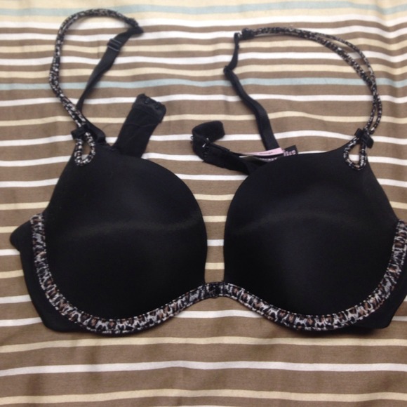 34b sexy little things black and leopard bra
