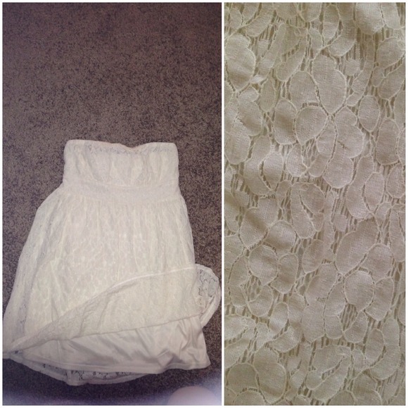 Poetry brand. Strapless, floral designed, Shirt!