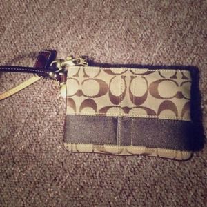 Coach wristlet.