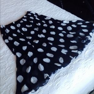 Polka dot skirt