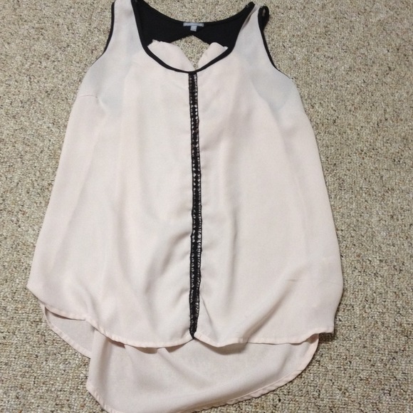 Sheer tank top