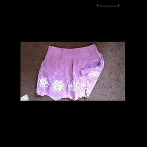 New flower lace print skirt