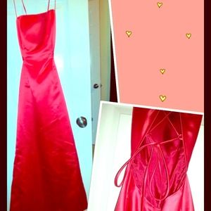 Jessica McClintock Formal Fire Engine Red Dress!